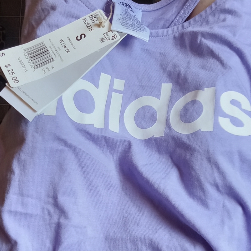 NWT,  Women's purple Adidas tank top! Size small! - Picture 8 of 9